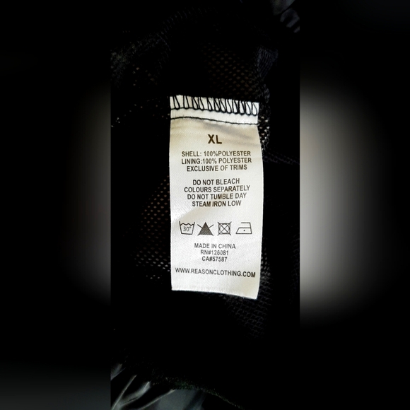 Reason Clothing X Hustler Half Zip Windbreaker Jacket - Picture 9 of 9